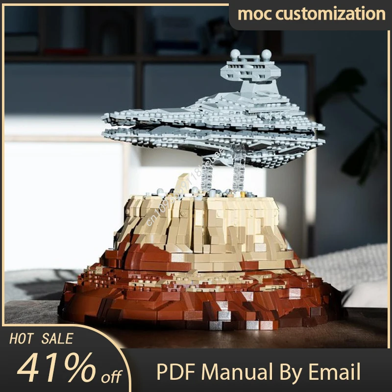

2442pcs Moc Star Battle Galactic Empire Over Jedha City Model Building Blocks Bricks Diy Creative Assembly Educational Toys Gift
