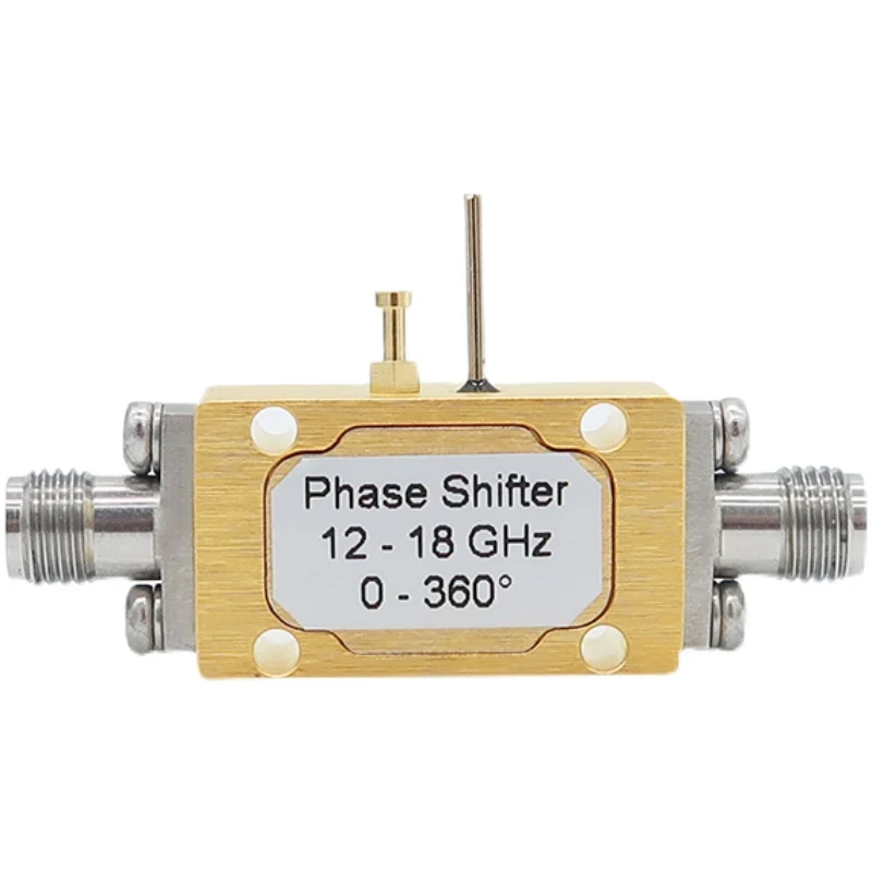 Microondas RF 12-18G 0-360 ° Cabezal SMA de palanca de cambios de fase analógica ajustable controlado por voltaje 12000-18000MHz