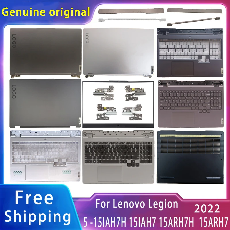 

New For Lenovo Legion 5 15IAH7H 15ARH7H 2022;Replacemen Laptop Accessories Lcd Back Cover/Bottom/Keyboard/Hinge Cover With LOGO