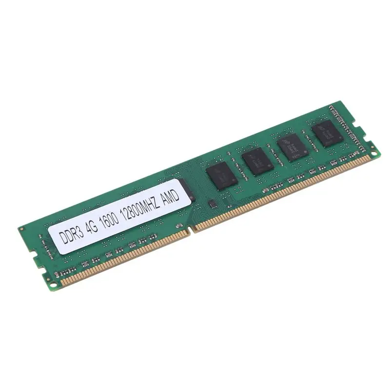 6X DDR3 4GB Memory Ram PC3-12800 1.5V 1600Mhz 240 Pin Desktop Memory DIMM Unbuffered And Non-ECC For Desktop AMD