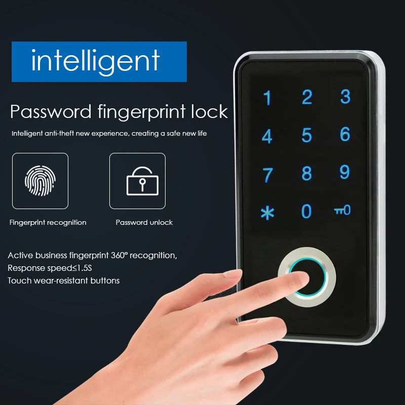 

Biometric Fingerprint Electronic Digital Drawer Lock RFID 13.56Mhz For Spa Swimming Pool Gym Electronic Cabinet Lock TTLOCK