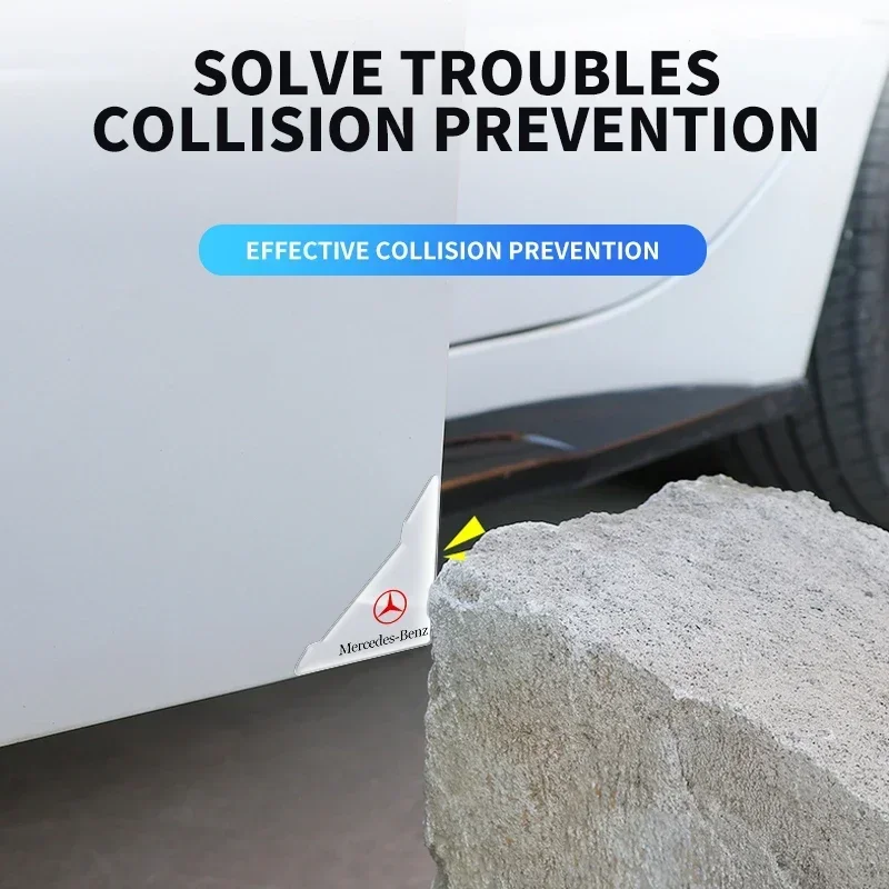 

2 шт. наклеек для защиты от царапин на двери Mercedes Benz A B C E M G S-Class W177 W205 W206 W213 W214 W216 AMG с логотипом