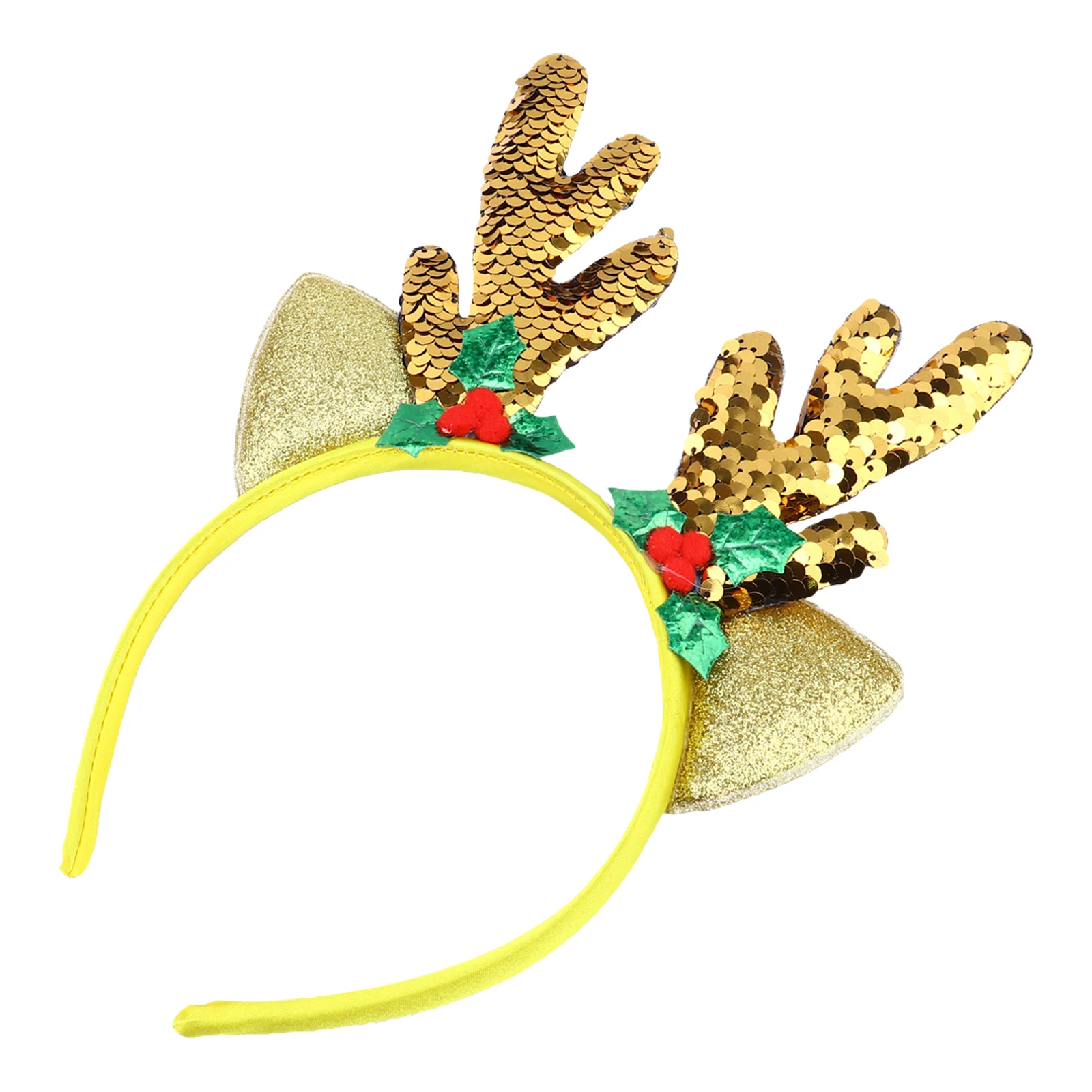 

Shiny Sequin Christmas Headband Antler Hairbands Party Hair Accessories Random Color Holiday Masquerade Dance Xmas Decor