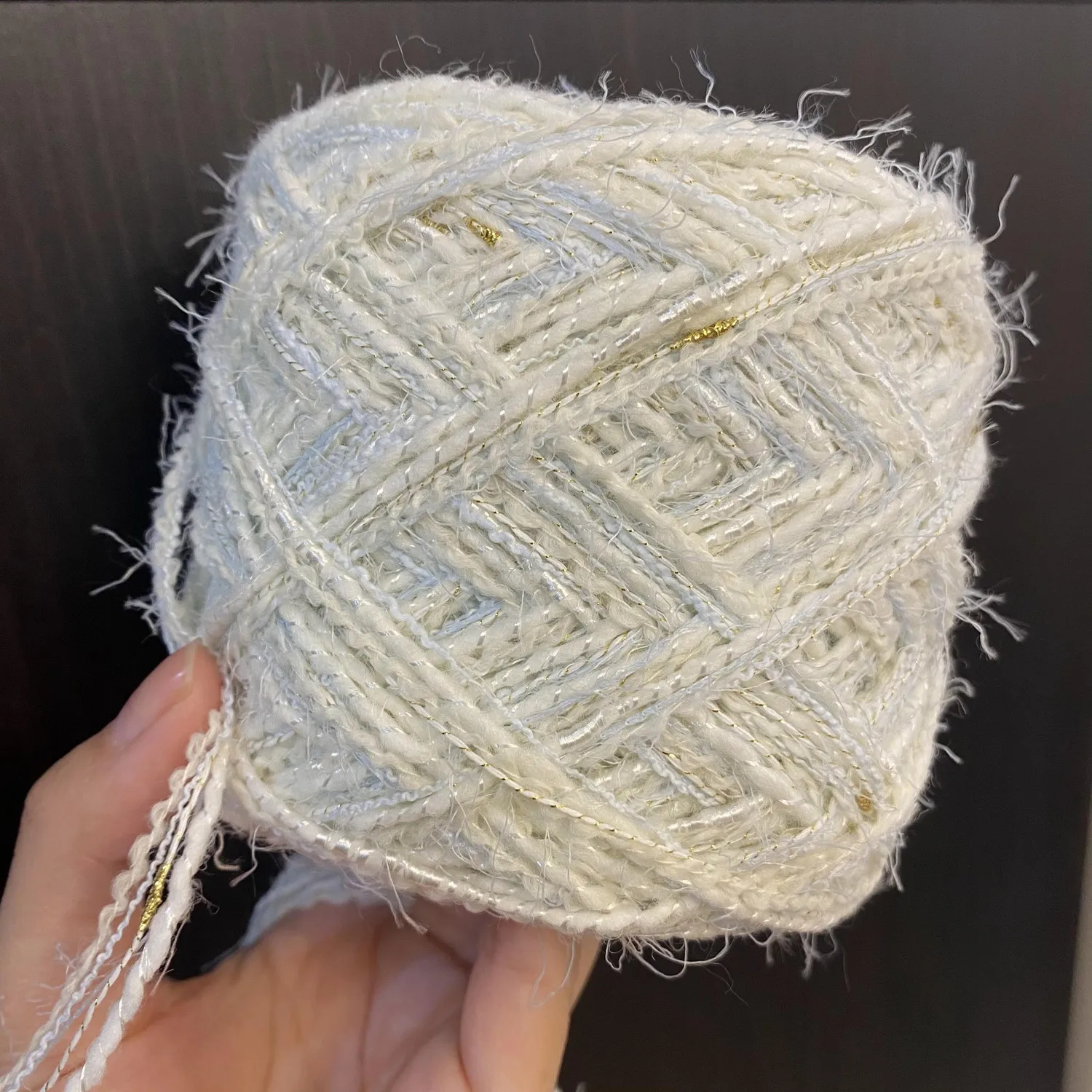 Customized Hand Mixed Thread, Hand Crochet Suitable for Handbags, Hand Woven, DIY Hand Crochet, Small Fragrant Breeze, Wool Bal