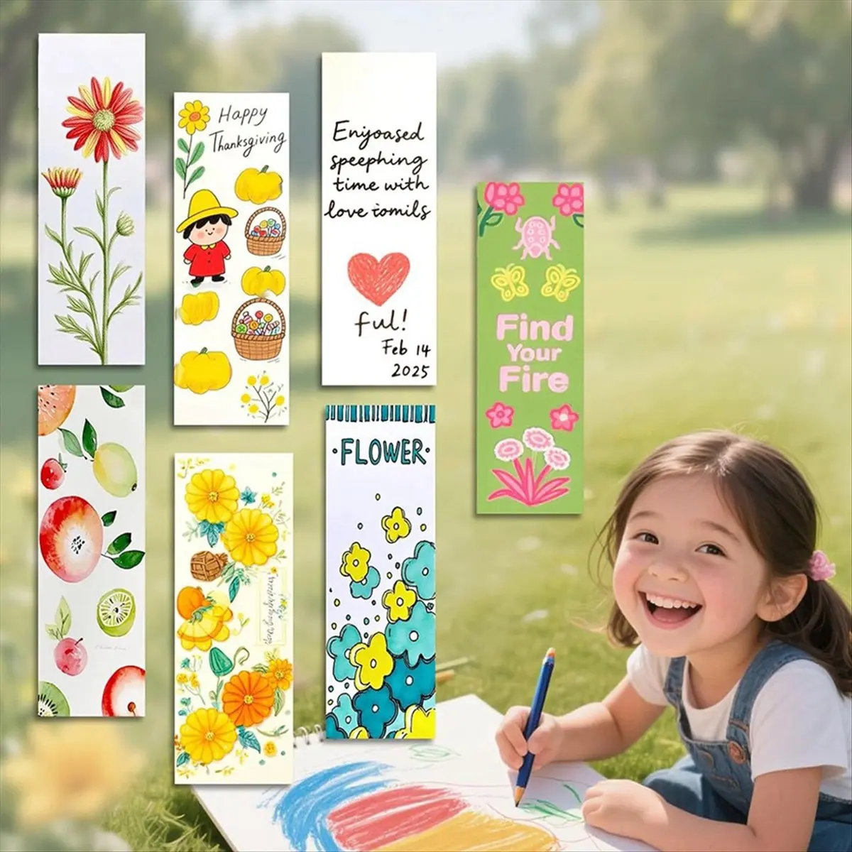 DIY Bookmark Kit with Sleeves, Tassels, and Paper - Perfect for Crafting Personalized Bookmarks