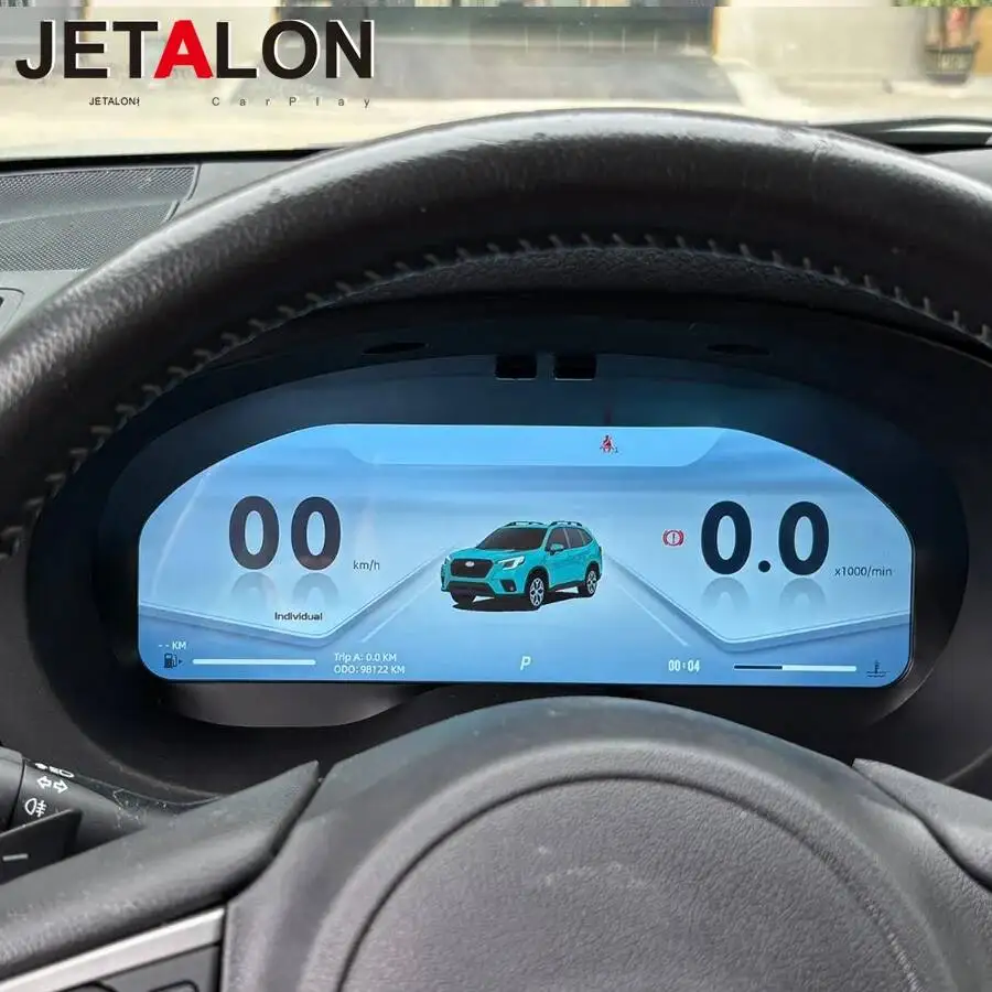 12.3Inch Virtual Cockpit Digital LCD Instrument Cluster Speedometer Dashboard Screen Plug and Play for Subaru Forester 2013-2018