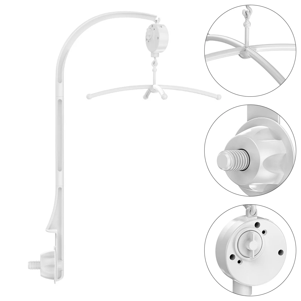 

1 set 1 Set Baby Crib Mobile Bracket Music Bell Holder Sturdy Bed Hanging Stand For Crib Accessories Newborn Infant Kids Durable