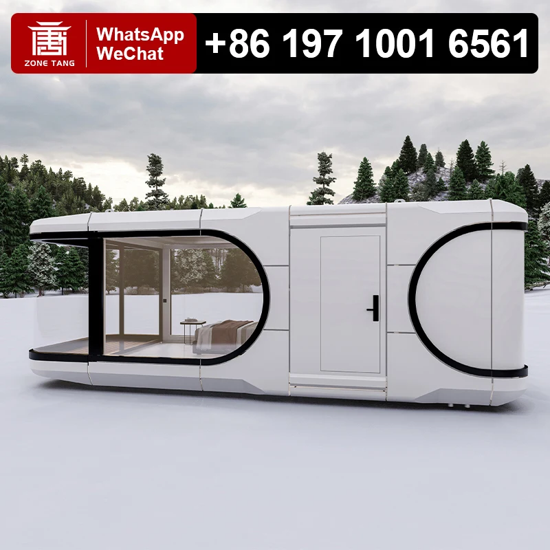 

Space Capsule House Garden Houses High Quality Moisture Proof Economic Prefabricated Houses Luxury Eco-Friendliness Prefab Homes