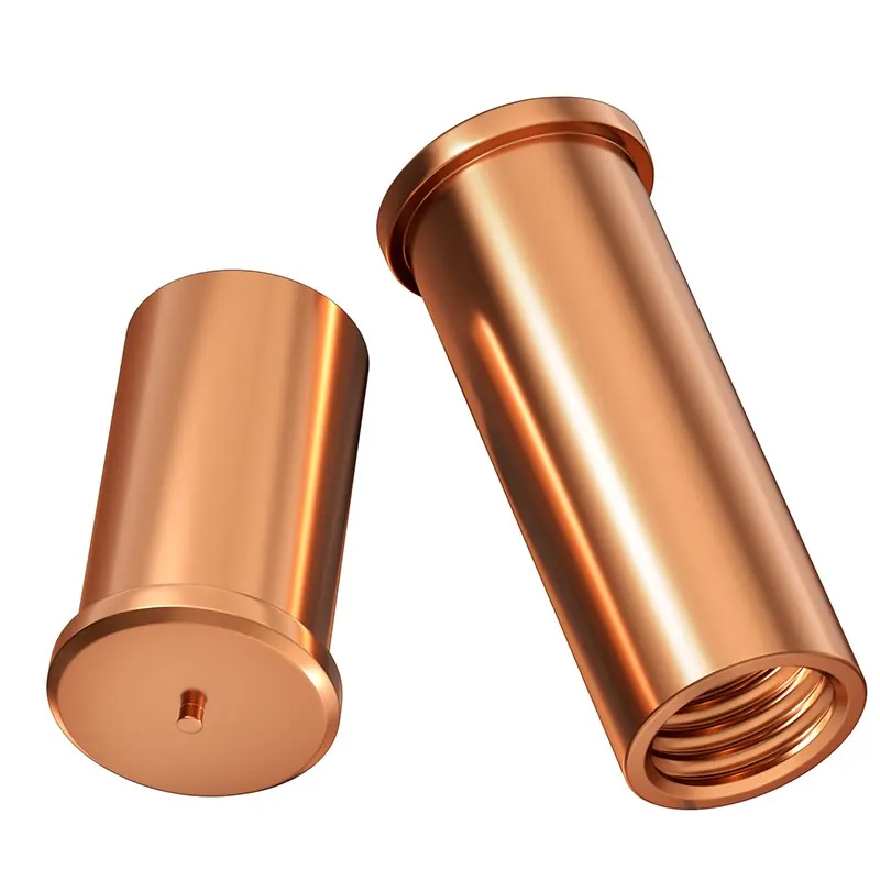 Carbon Steel Copper Plated Welding Stud M3 M4 M5 M6 M8 Standoff Screws Soldering Pin Thread Connector