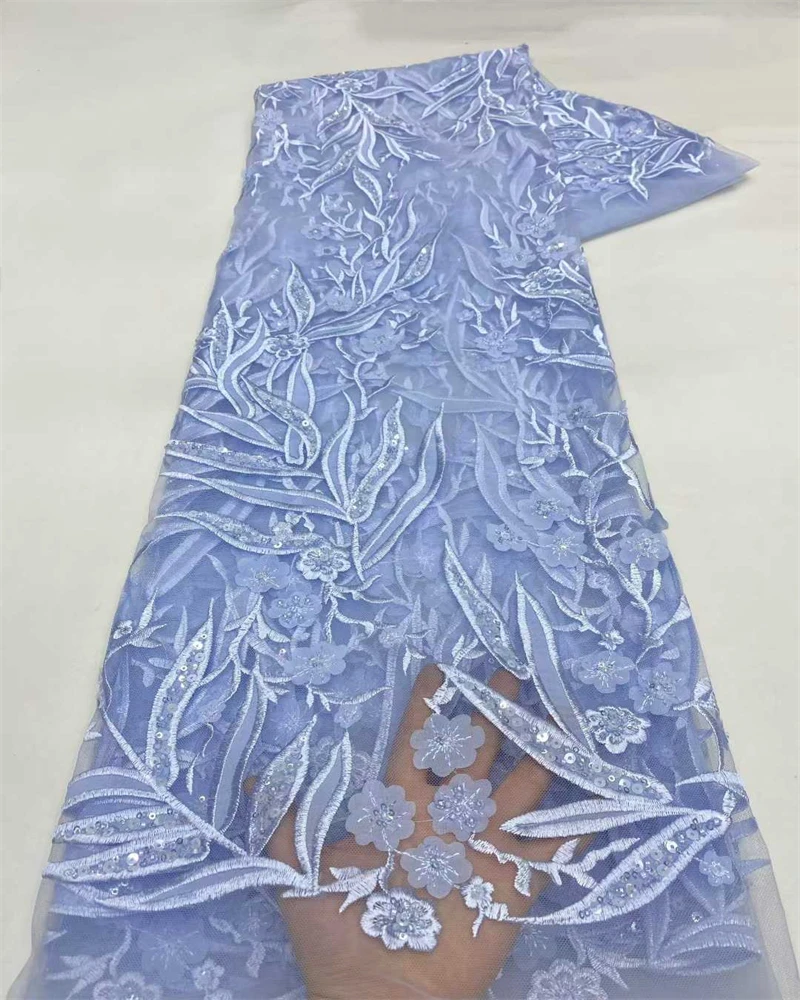 

Африканская кружевная ткань с блестками, вышивка бисером, нигерийская свадебная ткань для жениха, высокое качество, французский тюль, кружевная ткань для свадебной вечеринки