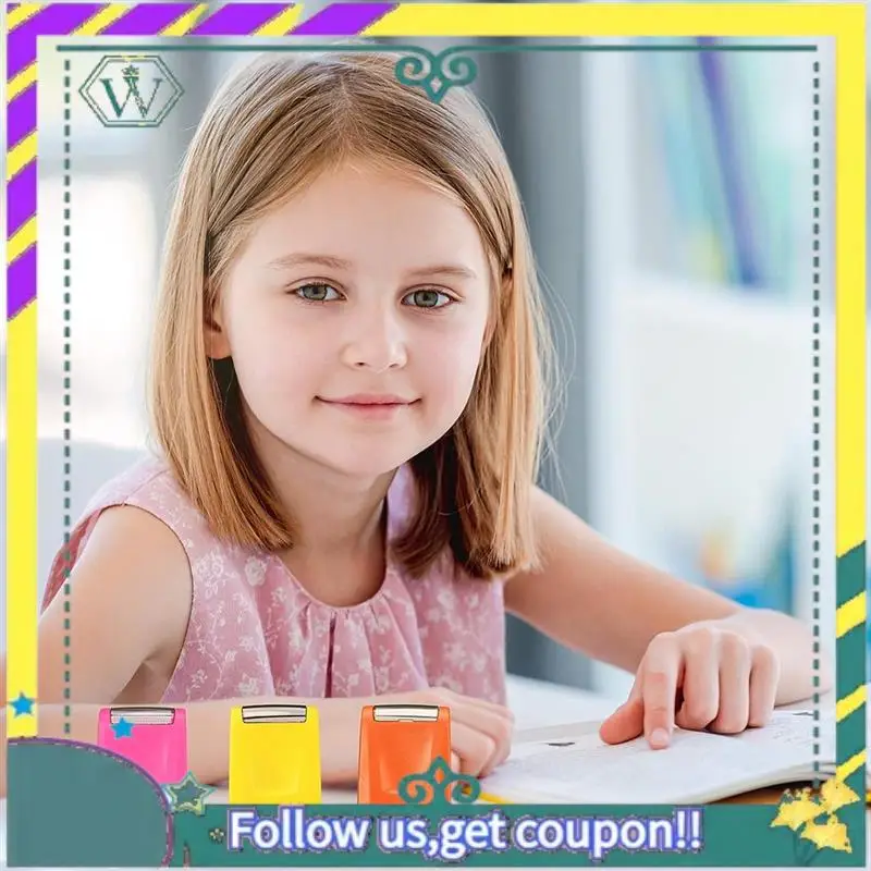 NEW 3 Pieces Dashed Handwriting Lines Practice Roller Stamp Self Inking Line Rolling Stamps