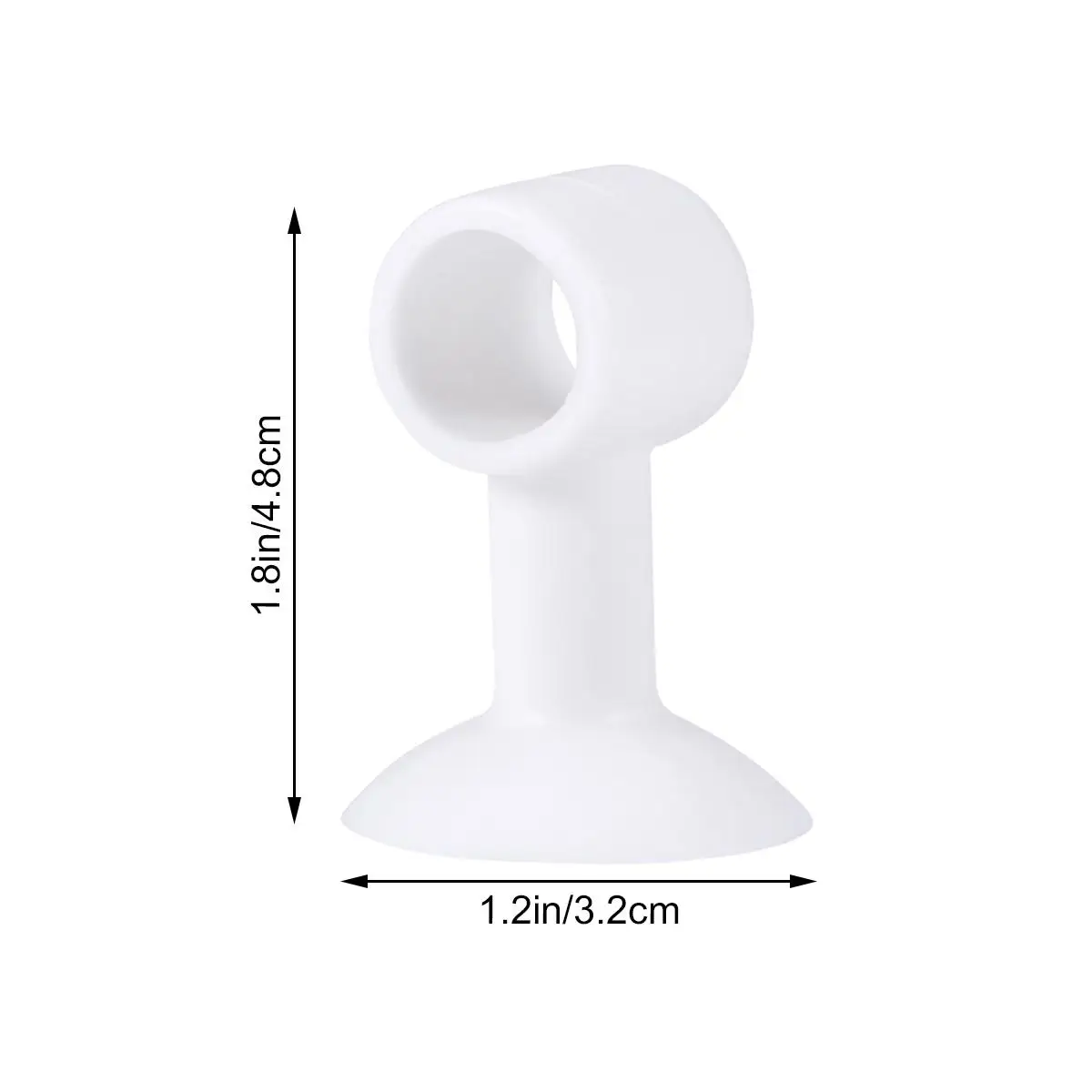

Anti-collision Door Stopper Black Knob Wall Guard for Punching Suction Stoppers Protector Handle