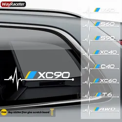 Reflective Body Vinyl Car Window Stickers For Volvo XC90 XC60 X40 XC70 V40 V50 V60 V70 V90 C30 C40 C70 S40 S60 S80 S90 T6 AWD