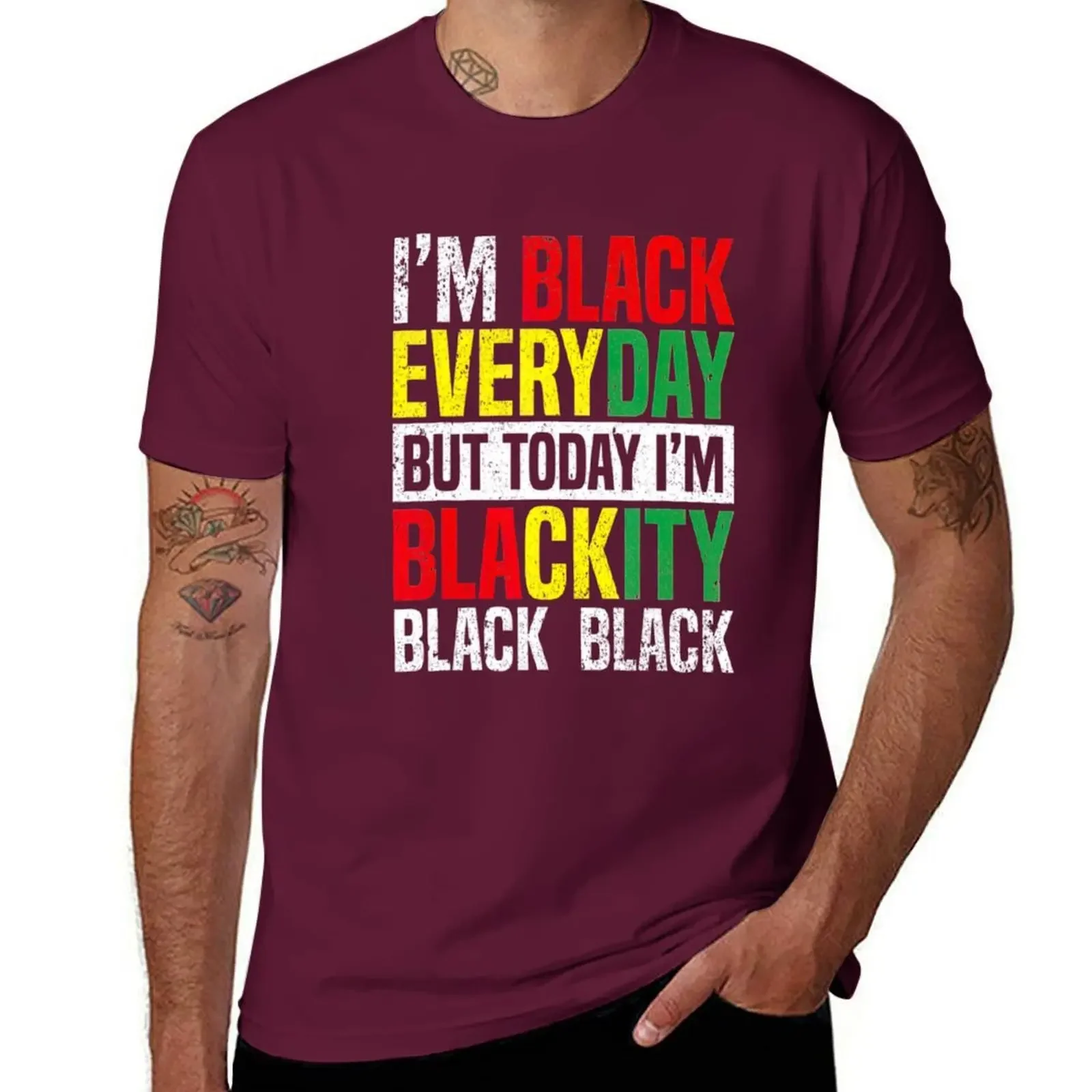 Short sleeve tee summer tops vintage designer t shirt men Im Blackity Black African American Men Women Juneteenth T-Shirt 2024