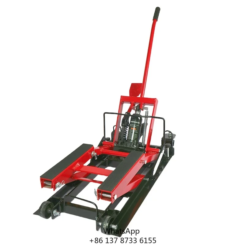 

Mobile Power Heavy Duty Foldable Adjustable Motorcycle Lift Table Air Hydraulic 500kg Bike Jack Stand Hoist