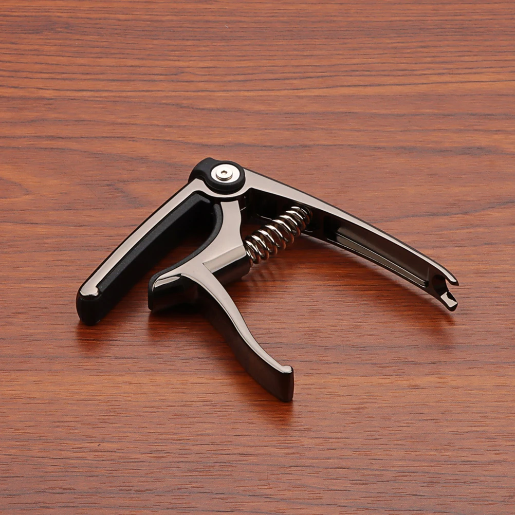 

Black Tone Clip Cap Guitar Accessories Covers Capo for Electric Acoustic Pin Puller