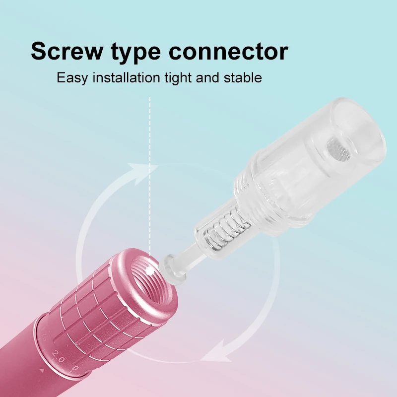 VLVEE Professional Facial Nano Beauty Pen With 10pcs Round Cartridges Skin care tools 6 Gears Adjustment For Women Home Use