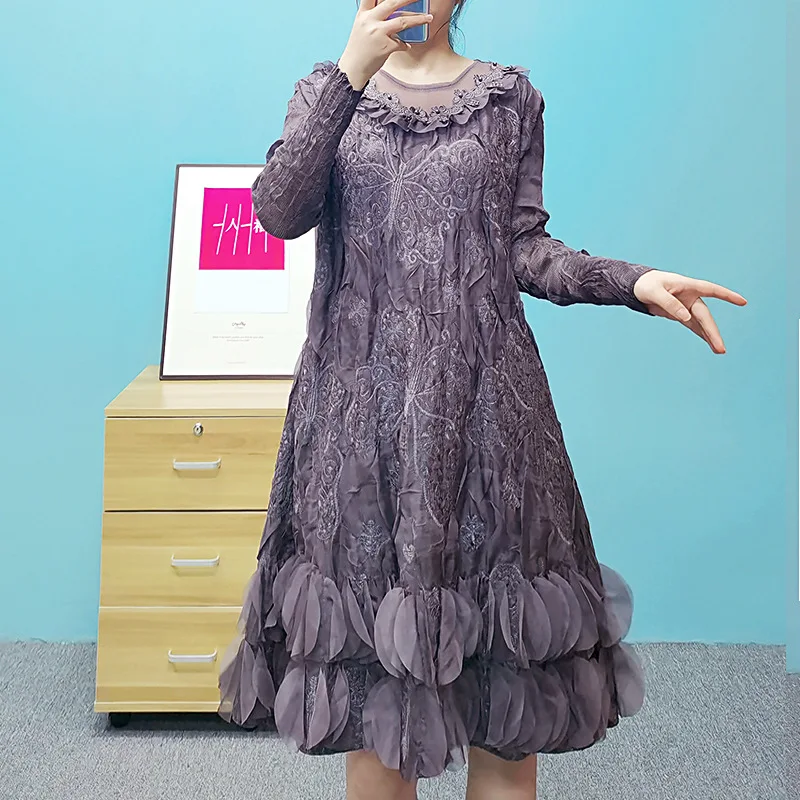 Many Color Casual Pleated T-shirt Women Irregular Design Loose Solid Color Pullover Tops Versatile 2025 New  AL8161