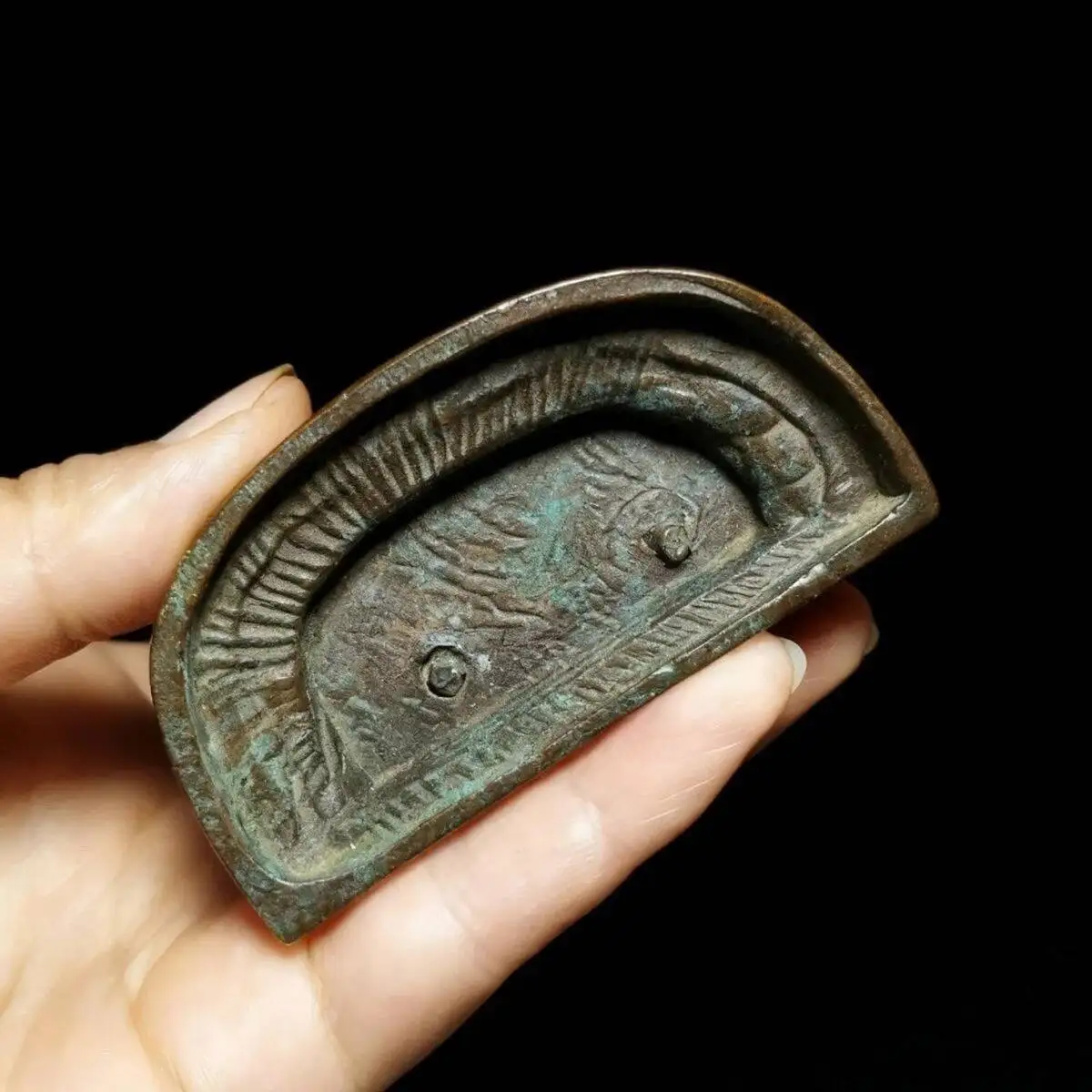 Tibetan Mahakala Nepalese Vajrahand Buddha Six-Armed Statue Desk Decoration