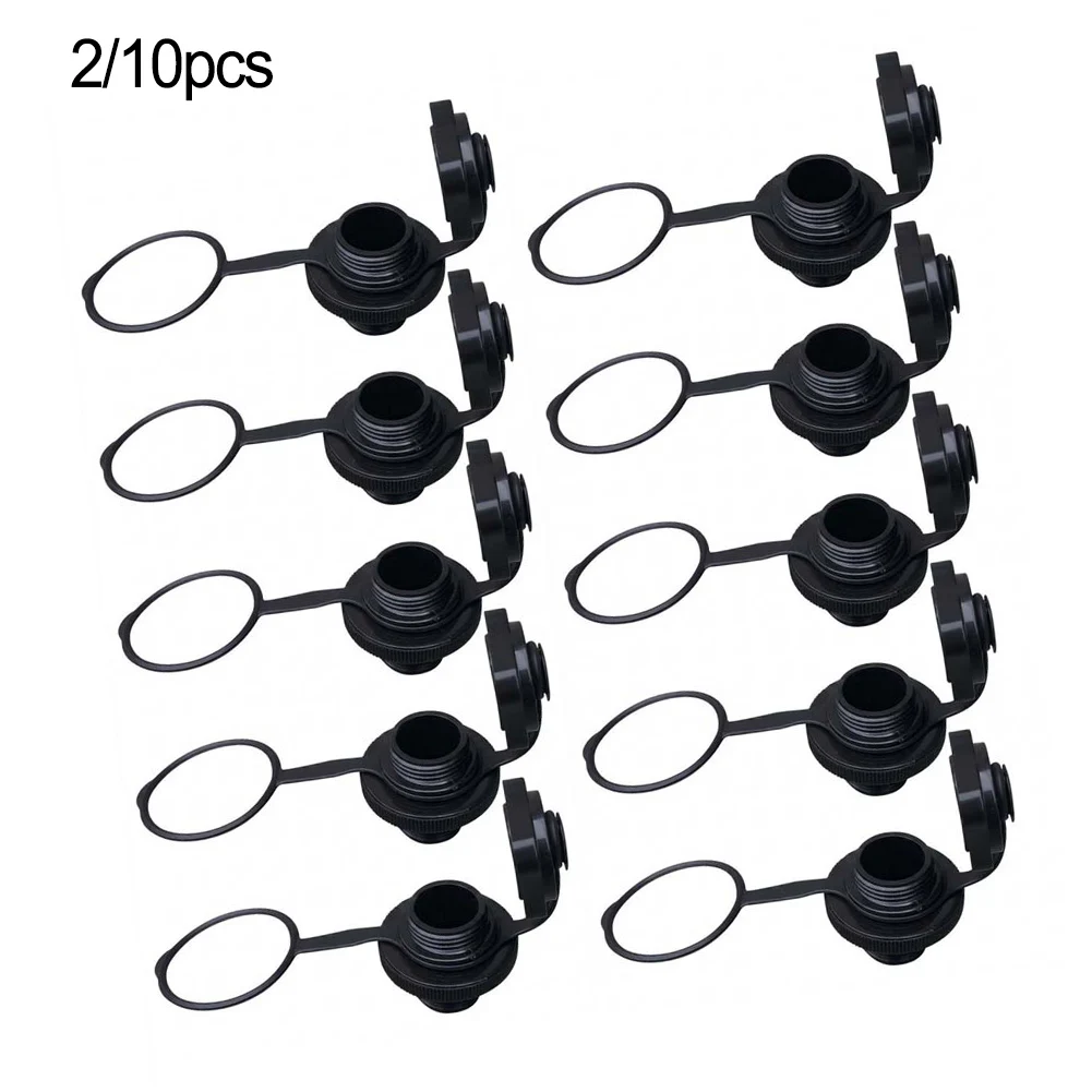 Inflatable Boat Replacement Valve for Kayaks Rafts Canoes Airbeds and Pool Floats with Leak Resistant Cap and Threaded Assembly