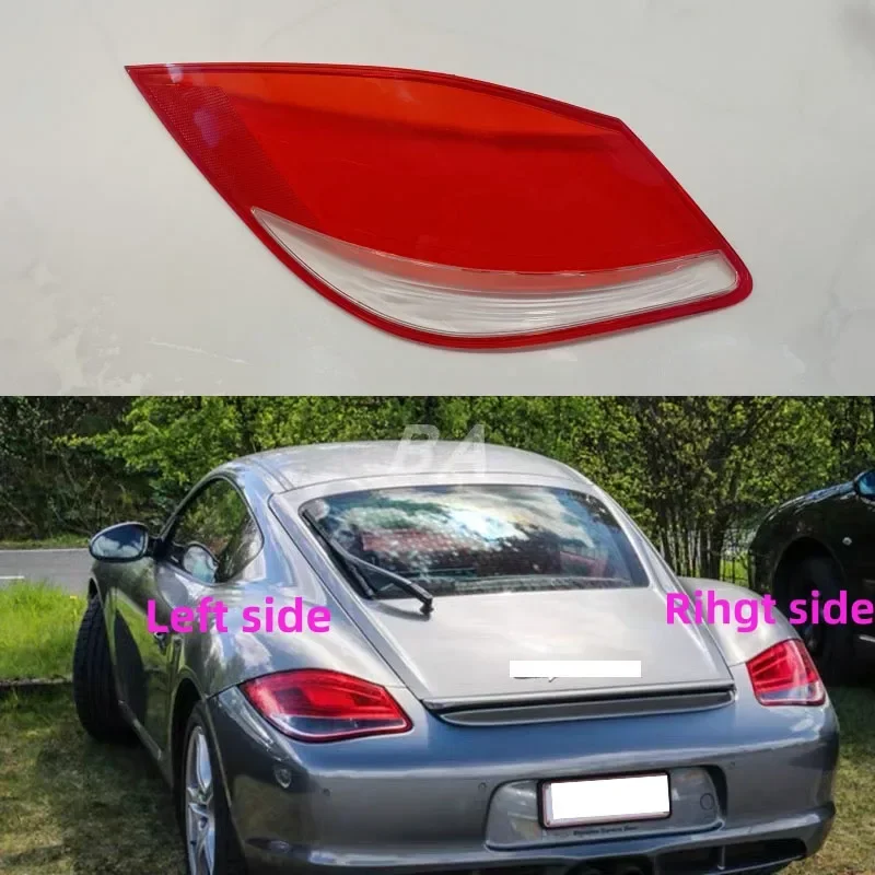 

For Porsche Cayman 987.2 718 Rear Taillight Shell Brake lights Shell Taillight Glass Replacement Auto Rear Shell Cover