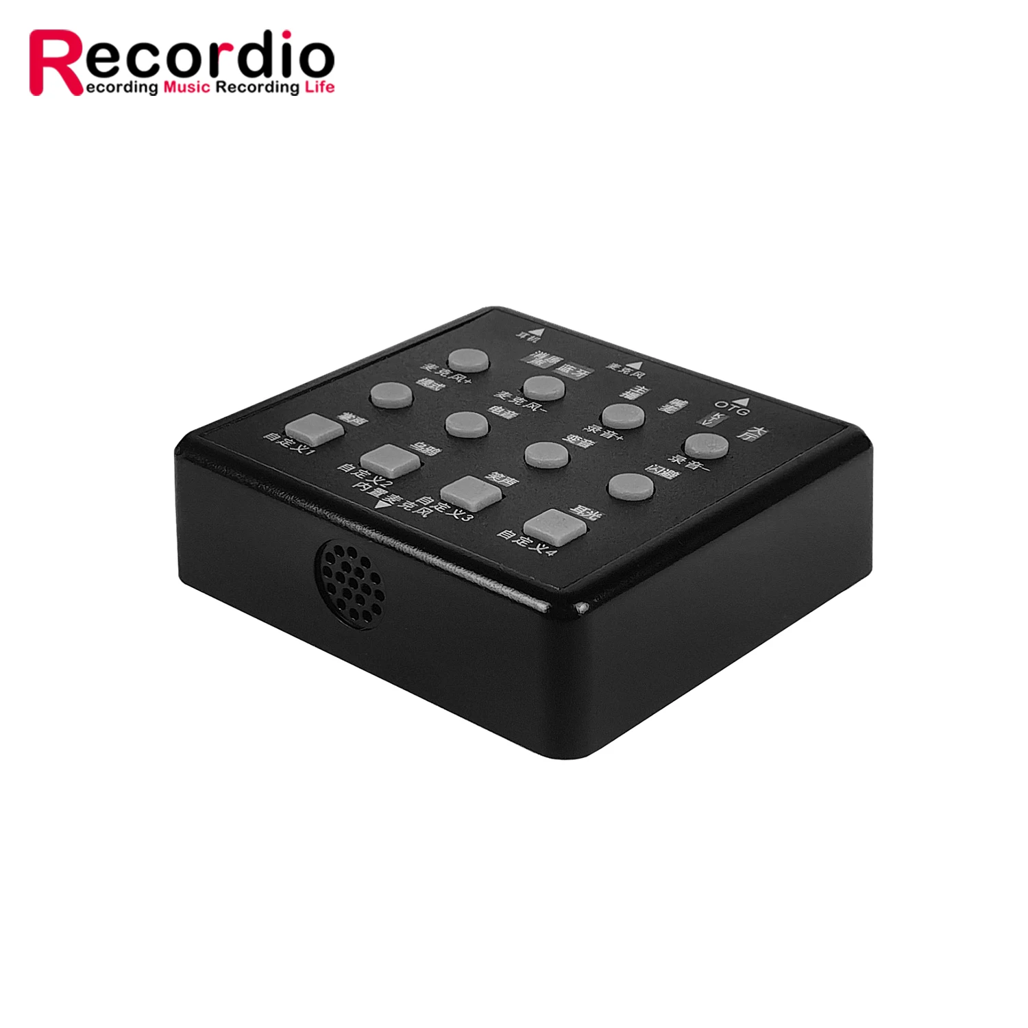 GAX-R8B Professional Audio Interface Sound Card Live Stream USB Sound Card Record Sound Module For Gaming Recording