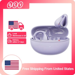 QCY Crossky C30 Earclip Wireless Earphones Bluetooth 5.4 Open Ear Sports TWS Earbuds Dual-Connection Headphone Clip-on Headset