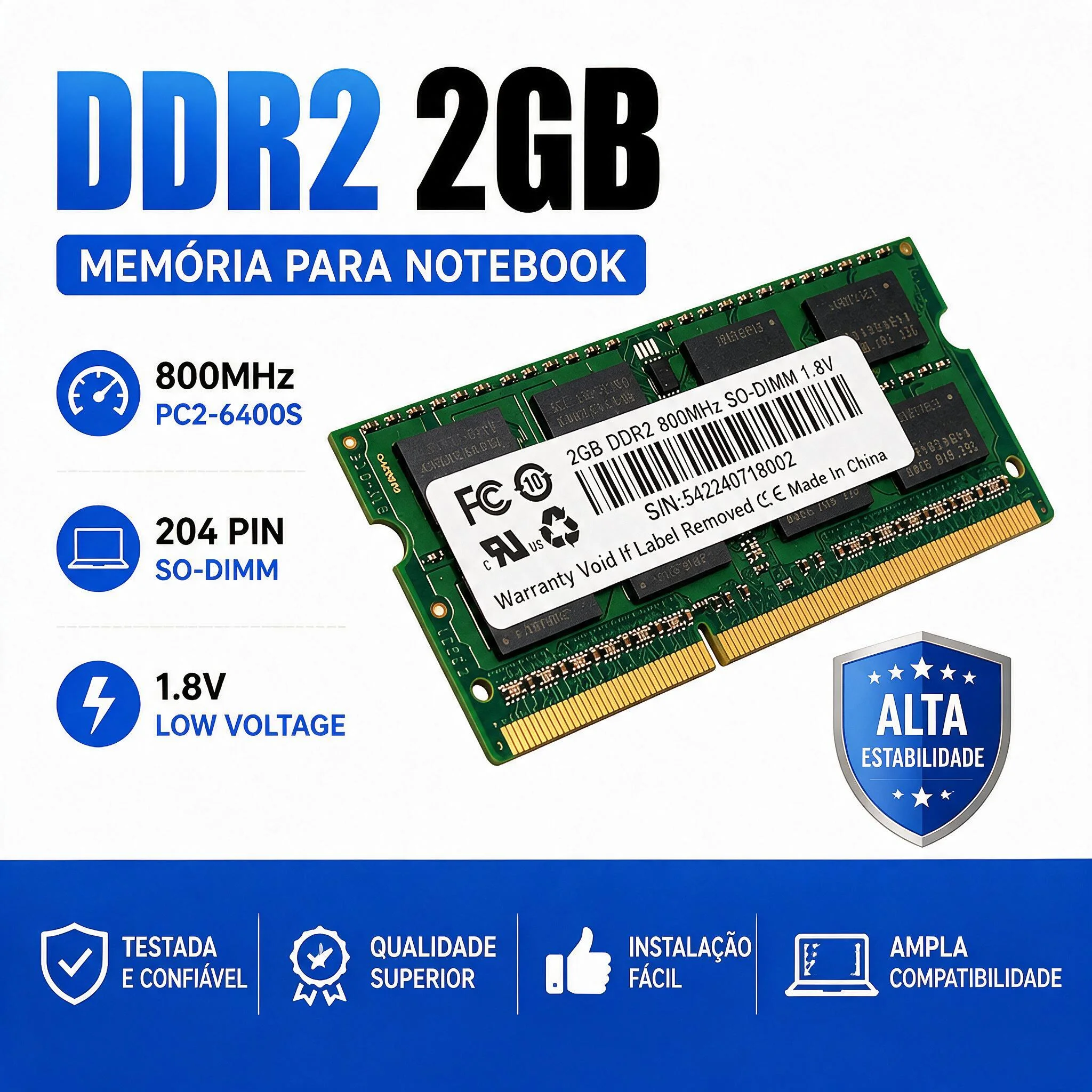 DDR2 800 2GB 128Mx8 1.8V EP -AliExpress