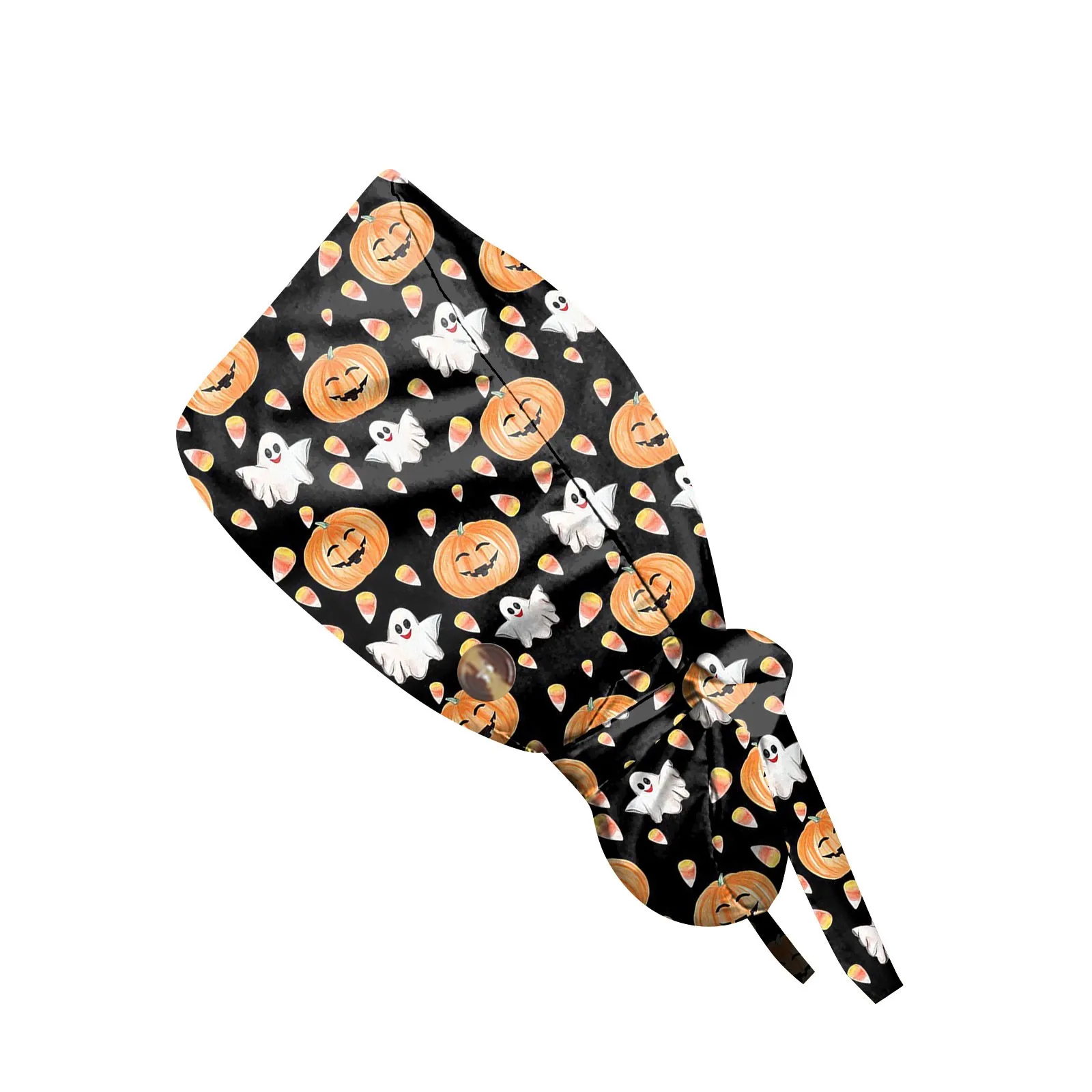 1 buah topi gosok kerja katun nyaman topi perawatan dokter gigi Lab agen kecantikan topi mancing tahan debu dapat disesuaikan topi medis