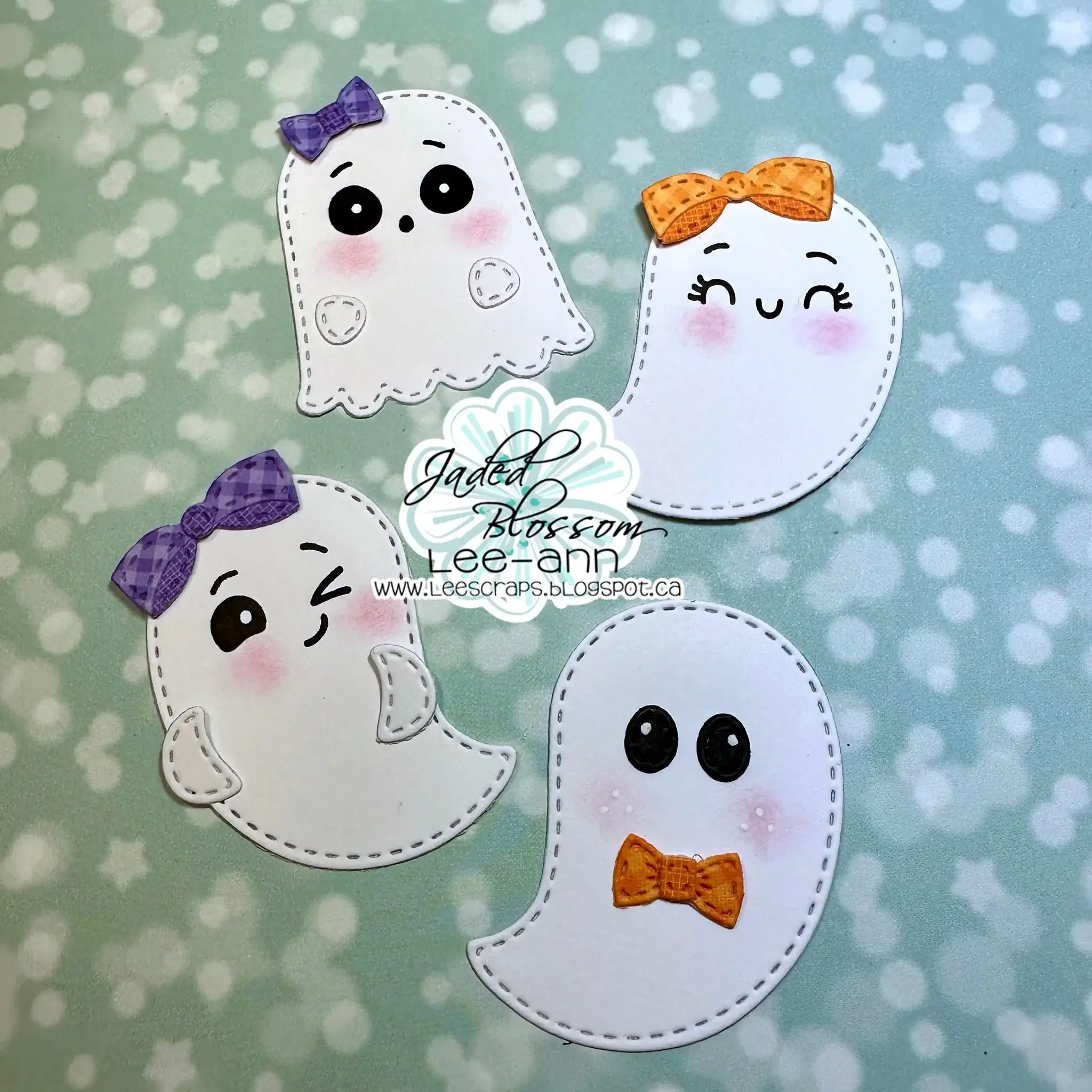 Halloween Ghost Faces Bear Hugs Clear Stamps Metal Cutting Dies Stencil DIY Scrapbook Handcraft Card Template Decoration