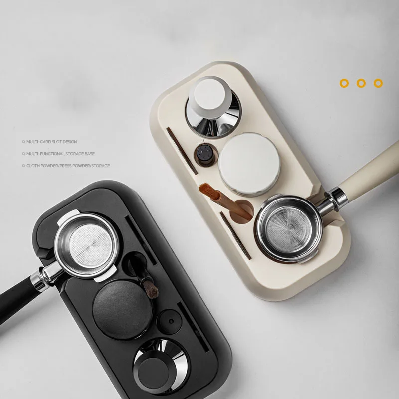 

Универсальная подставка для трамбовки кофе 51/53/54/58 мм, держатель для трамбовки эспрессо из АБС-пластика, база для хранения портафильтра, аксессуары для кофейного оборудования