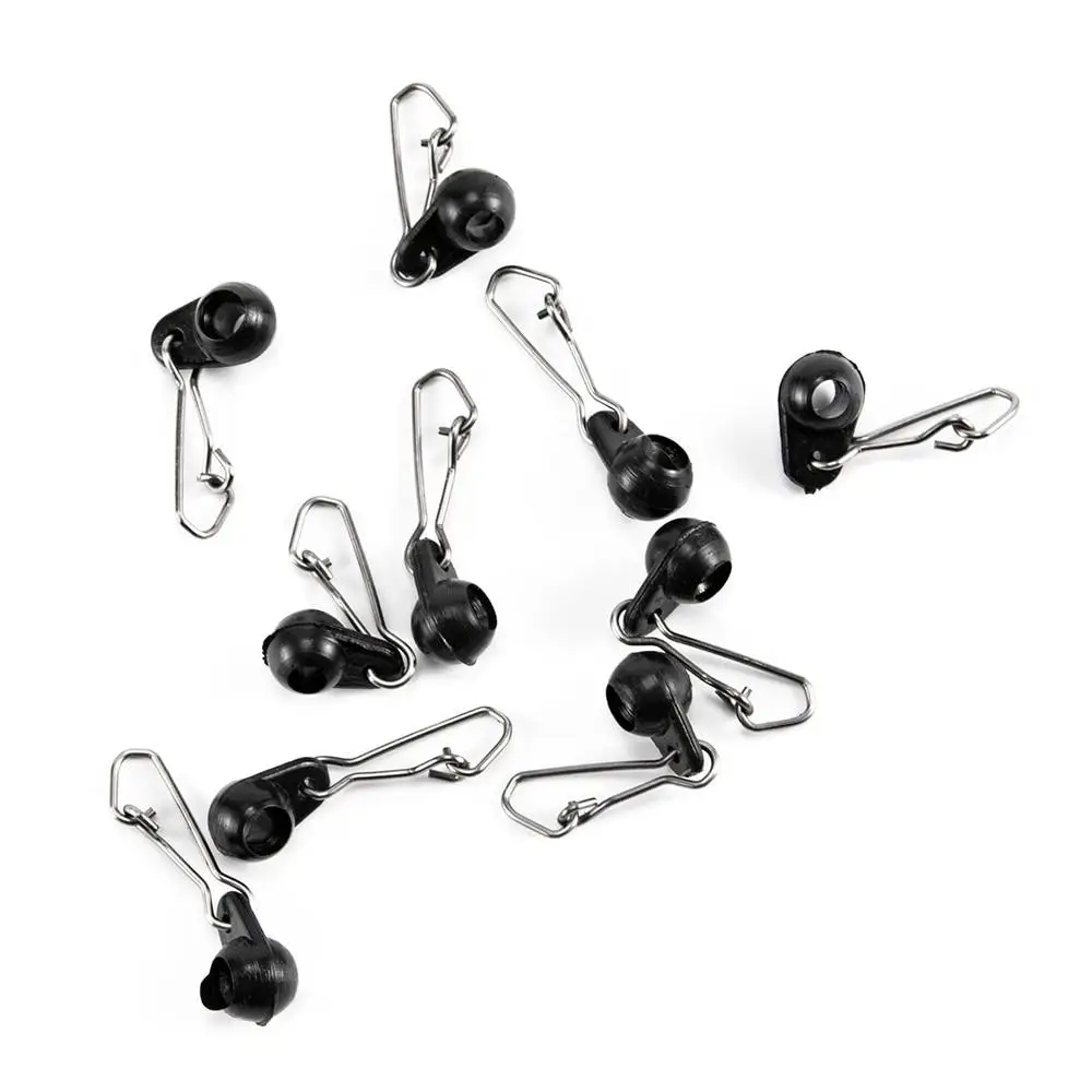 With Rollowing Fishing Tackle With Snap Clips Ledger Zip Slider Beads Swivel Accessories Fishing Gear Connector Zip Sliders