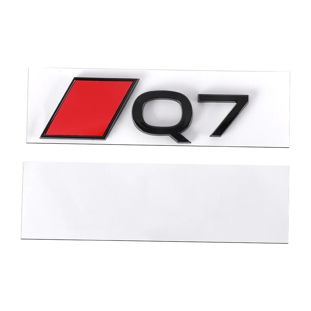 3D Aluminium Emblem Aufkleber für Audi Q3 Q4 Q5 Q6 Q7 Q8 – Auto-Styling Heckklappen-Emblem Dekoration Autozubehör – Detail 6