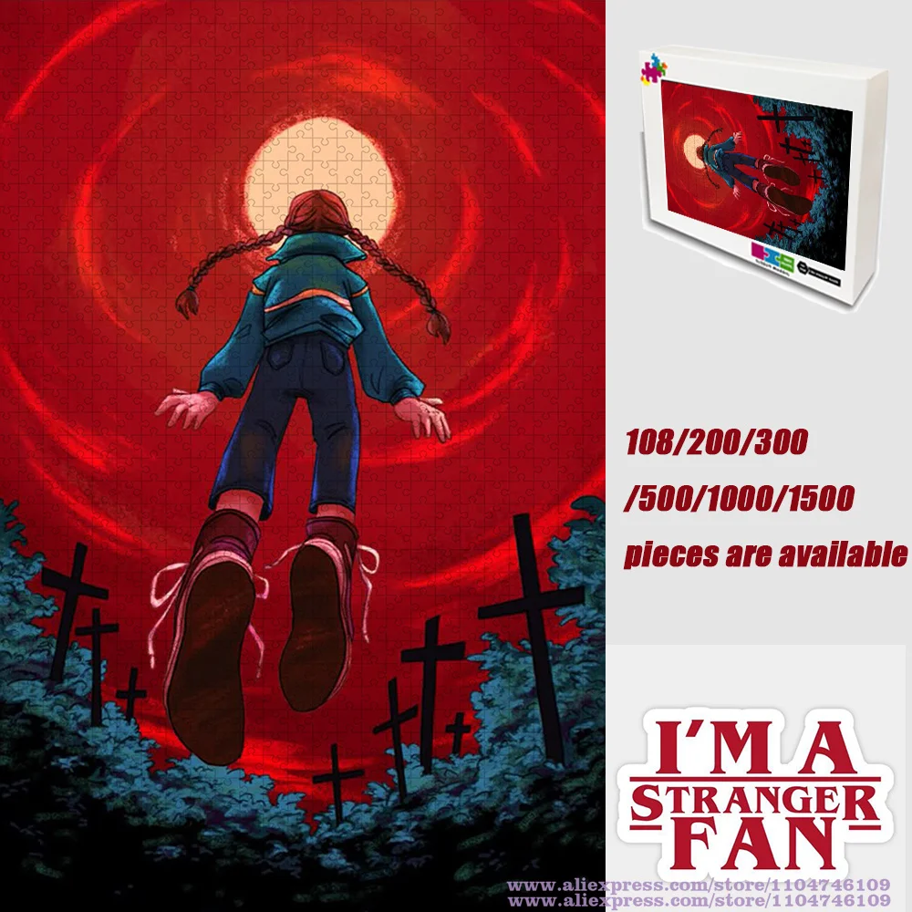 

Пазл «Чудо-внешественное» (Stranger Things) 108/200/300/500/1000/1500 элементов – развивающие головоломки для детей и взрослых, креативные пазлы, декор для дома