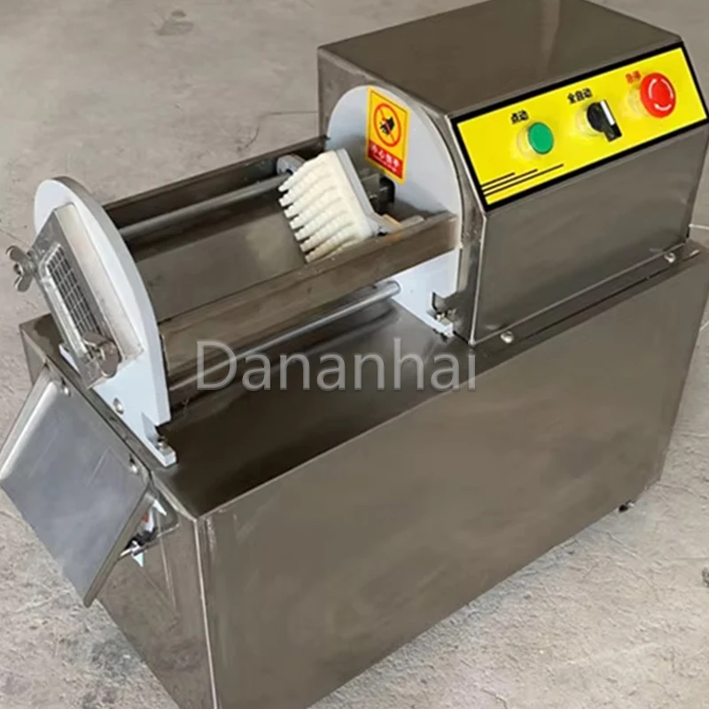 Electric Commercial Potato Slicer Multifunctional Vegetable Cutter Small Size for Kitchen Use