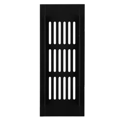 Air Vent Grille Ventilation Grille Aluminum Alloy Cabinet Clean Easy To Install Ventilation-Cover Wardrobe Black