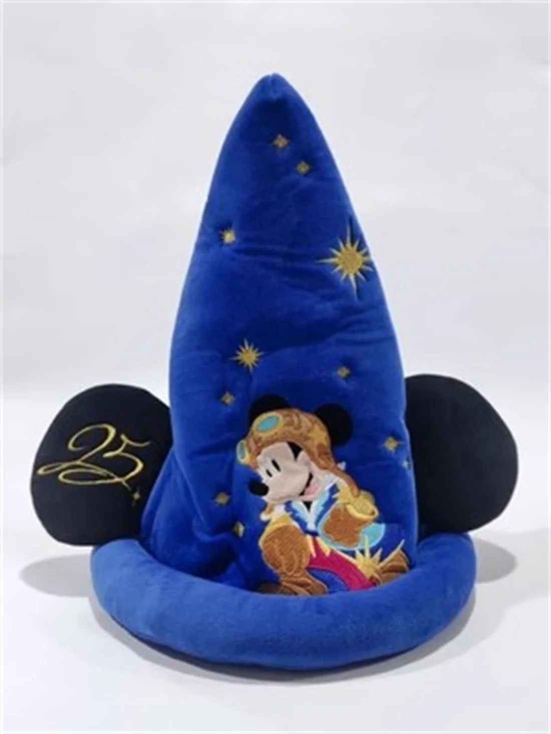 Original Disney Fantasia Wizard Mickey Hat Plush toys doll 30cm Plush hat party props Children\'s cartoon hat gift