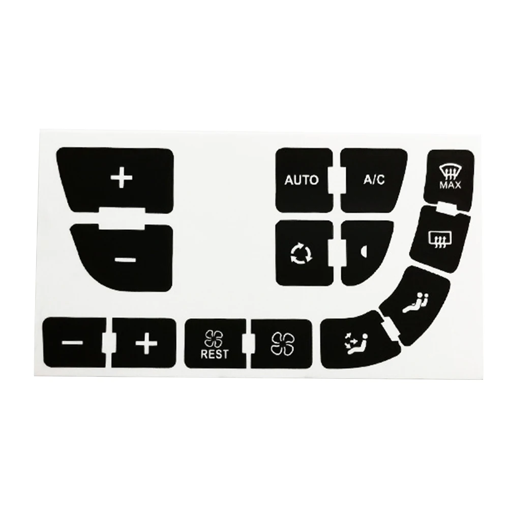 1 Set High Grade Vinyl Stickers To Repair Buttons For C4 For Grand For Picasso Push Button Repair Decal Sticker Accessories