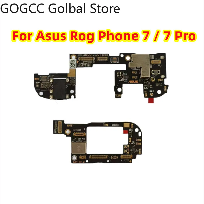 

Repair Ori For Asus Rog Phone 7 7Pro SIM Card Reader Slot Microphone Board Camera Sensor Signal Earphone Audio Jack Flex Cable