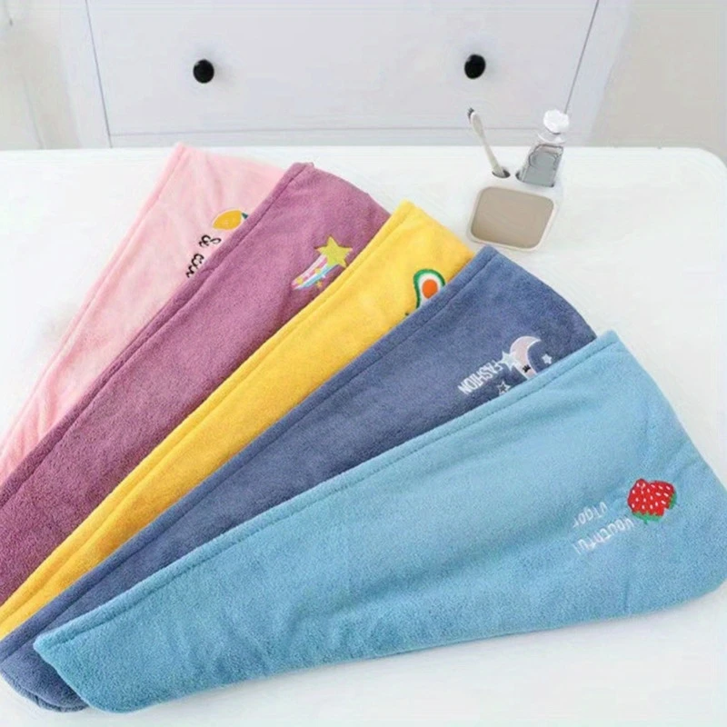 

5PCS Anti Frizz Dry Hair Hair Towel Quick Dry Hair Dry Towels For Girls Beach Shower Cap Rapid For Hair Microfiber Towels