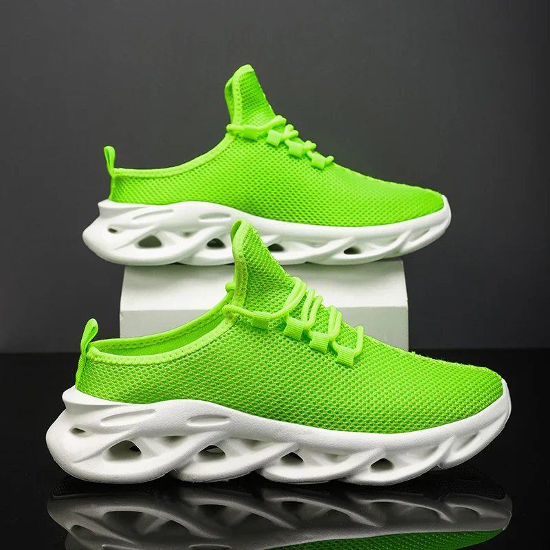 YRZL Men's Lightweight Half Slippers Breathable Mesh Casual Shoes Cushioning Walking Shoes Outdoor Sports Half Sneakers for Men