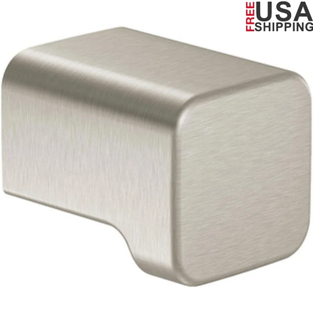 

90 Degree Cabinet Knob Drawer Pull Brushed Nickel Finish Zinc Concealed Screw Easy Install Modern Hardware Accessories