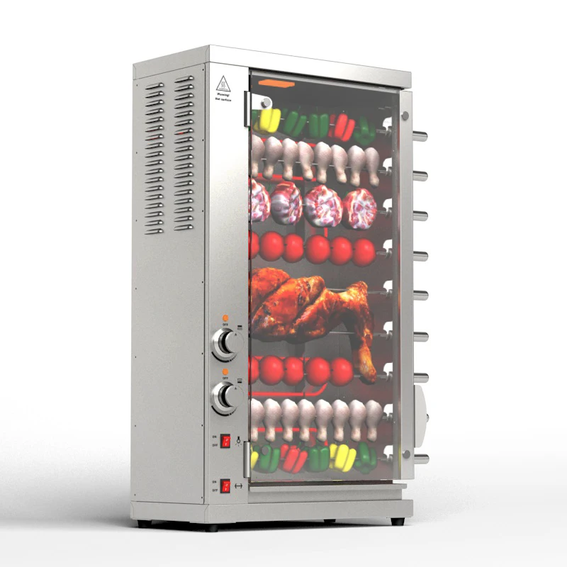 

Professional BBQ Electric Grill Popular Selling Kebab Barbecue Grill Rotisserie Oven Meat Chicken Restaurant BBQ Food Business
