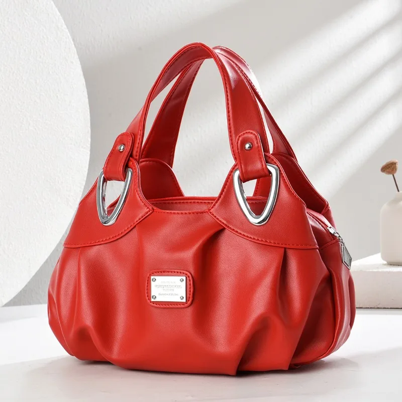 

Fashion Brand Designer Women'S Handbag Large Capacity Soft Surface Pu Tote Bag Classic Commuting Shoulder Crossbody Bag women