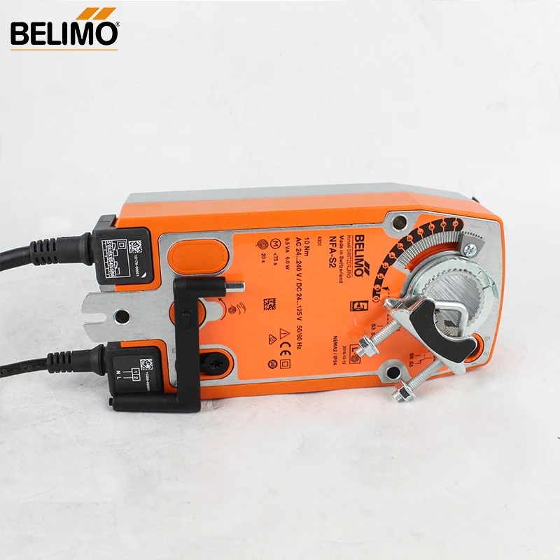 أنظمة التهوية Belimo HAVC 10NM NFA NFA-S2 NF24A-SR AC24V المحرك الدوار آمن من الفشل لضبط المخمدات #6