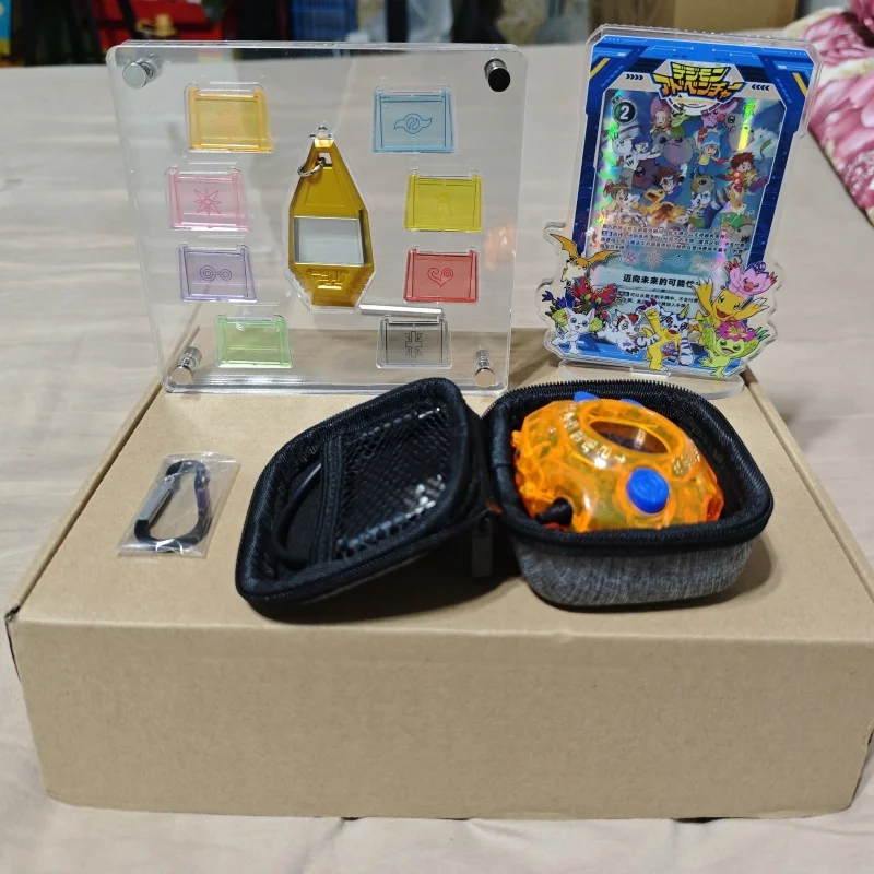 Heißer Verkauf Verkauf Digimon 25th Anniversary Farbbildschirm Radio Welle Tyrannosaurus Maschine Zubehör Sammeln Spielzeug Kind Festival Geschenk