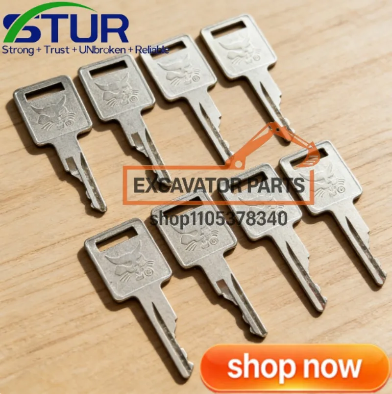 D250 Ignition Key 6693245 6693241 Fits Bobcat S100 S130 S150 S160 S175 S185 S205 S220 S250 435 E17 E19 E20 E25