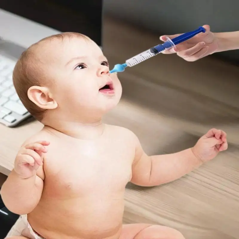 1/2 Uds tubo de aguja aspirador Nasal para bebé jeringa limpiador de nariz para bebé rinitis lavadora Nasal irrigador lavado de nariz de bebé para niños