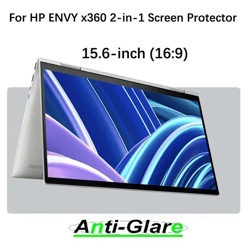 2X Anti-Glare Screen Protector for HP ENVY x360 2-in-1 Laptop 15t-fe000 15-fe0097nr 15z-ey100 15z-fh000 15-fh0097nr 15.6