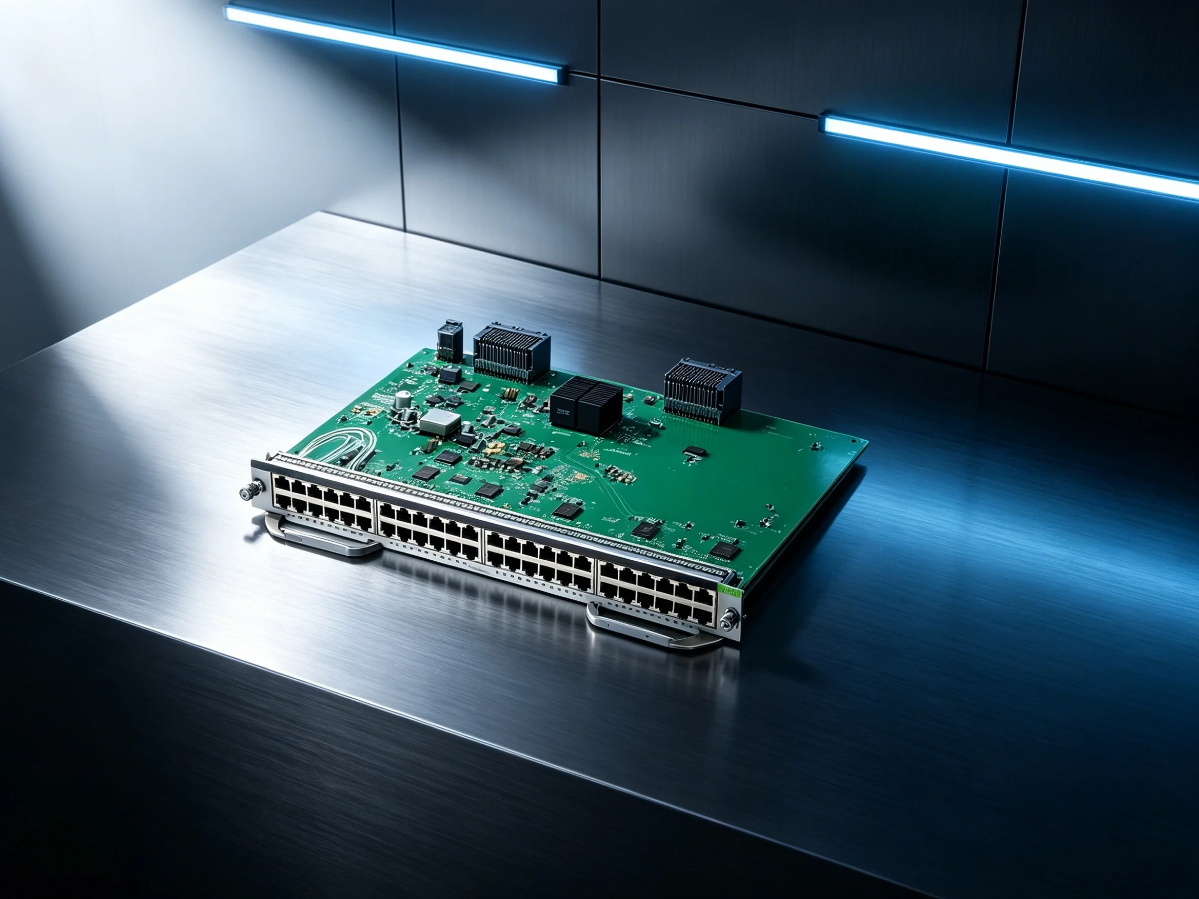 Switch 48 Port Poe Gigabit - JS-9448P 48포트 PoE+ 기가비트 RJ45 라인